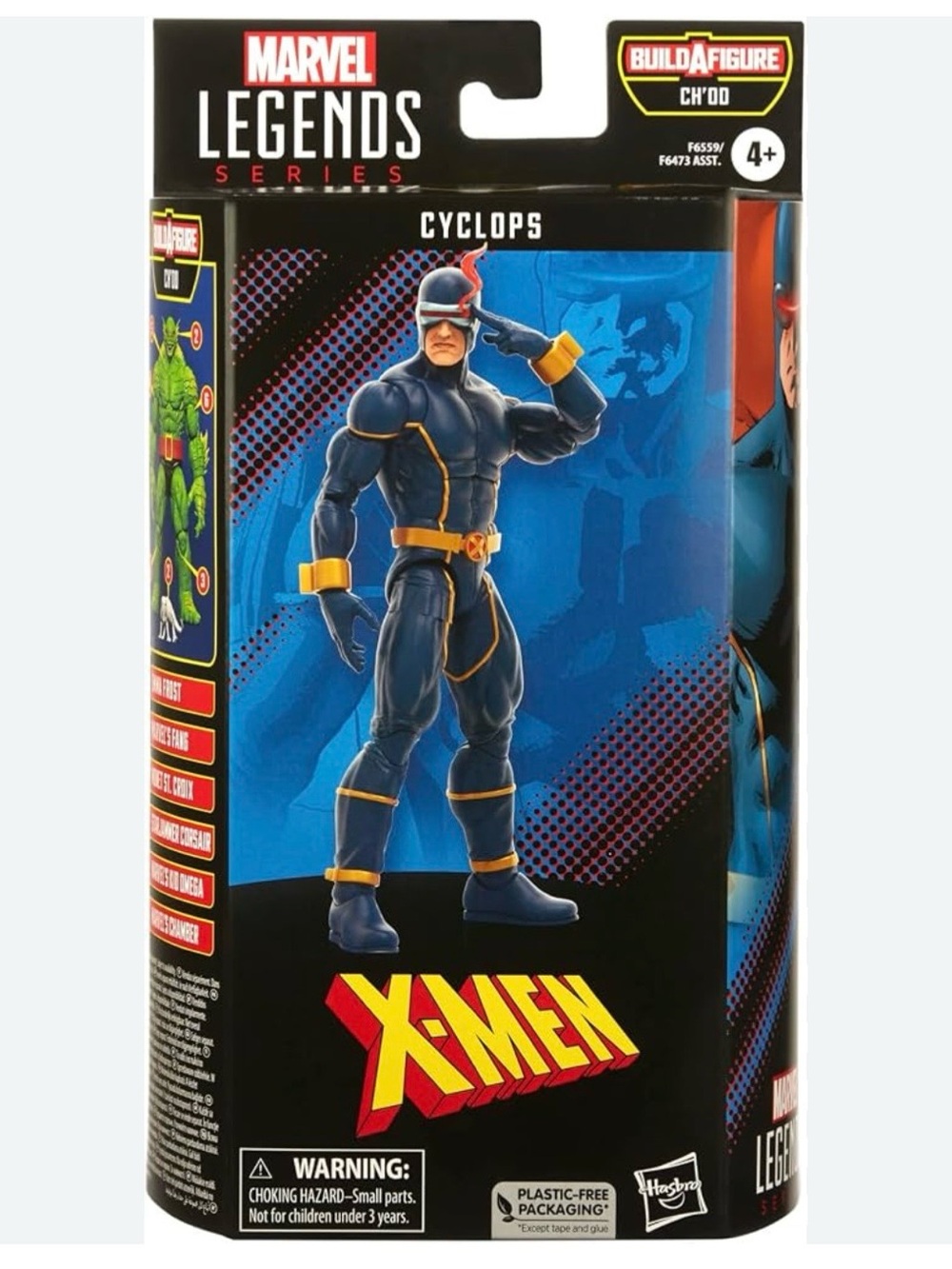 Marvel Legends Cyclops Action Figure - Navy Blue & Yellow Accents
